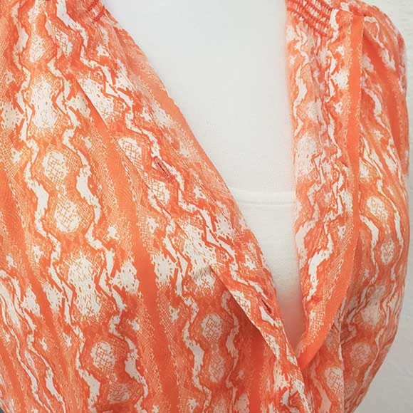 Collective Concepts Coral Print Dress-NWT-Large - Picture 5 of 6